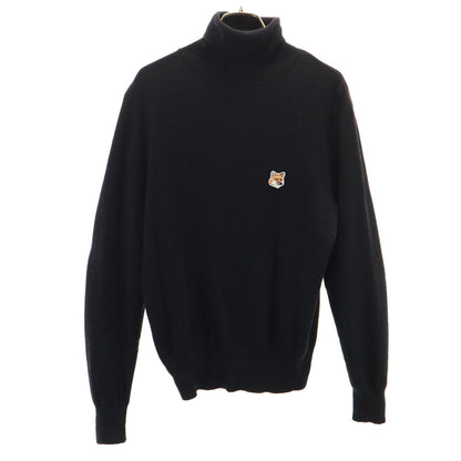 MAISON KITSUNE Long Sleeve Turtleneck Sweater Black Size XS