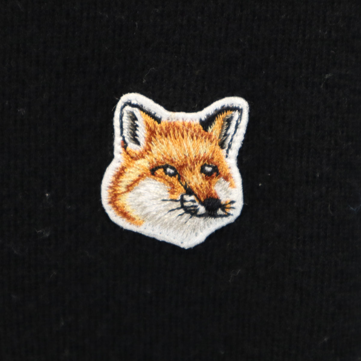 MAISON KITSUNE Long Sleeve Turtleneck Sweater Black Size XS