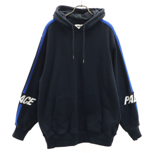 PALACE Long Sleeve Pullover Hoodie Navy Blue Size L