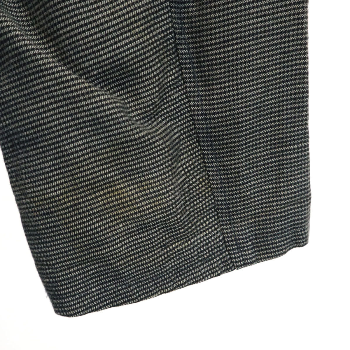 Y's Japan Linen Blend All-Over Pattern Jacket Gray Size 3