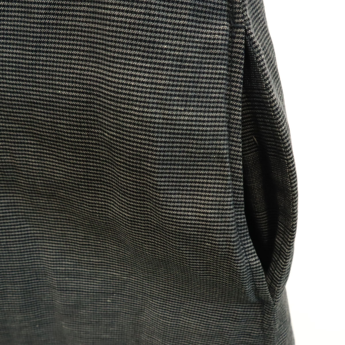 Y's Japan Linen Blend All-Over Pattern Jacket Gray Size 3