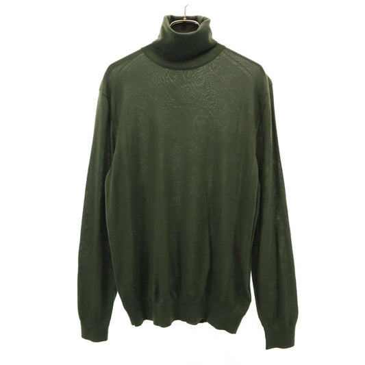 PRADA Italian Wool Turtleneck Sweater Khaki Size 48