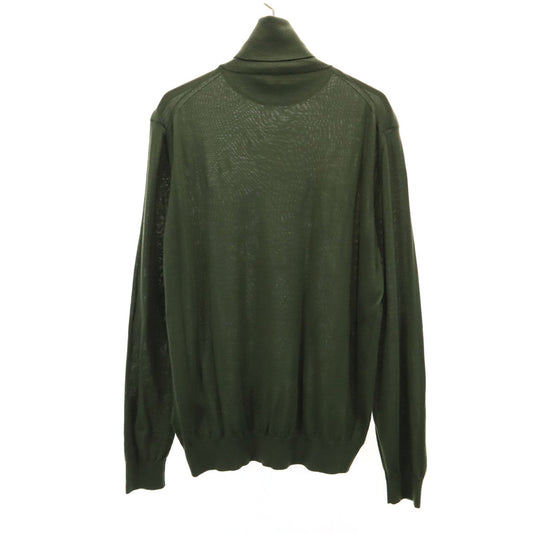 PRADA Italian Wool Turtleneck Sweater Khaki Size 48