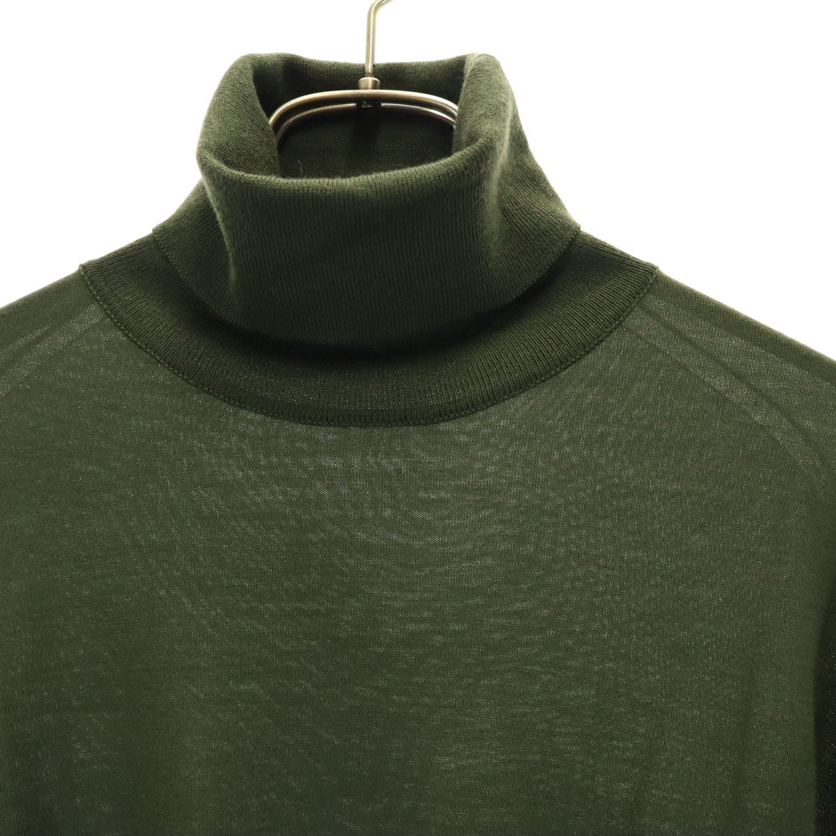 PRADA Italian Wool Turtleneck Sweater Khaki Size 48
