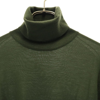 PRADA Italian Wool Turtleneck Sweater Khaki Size 48