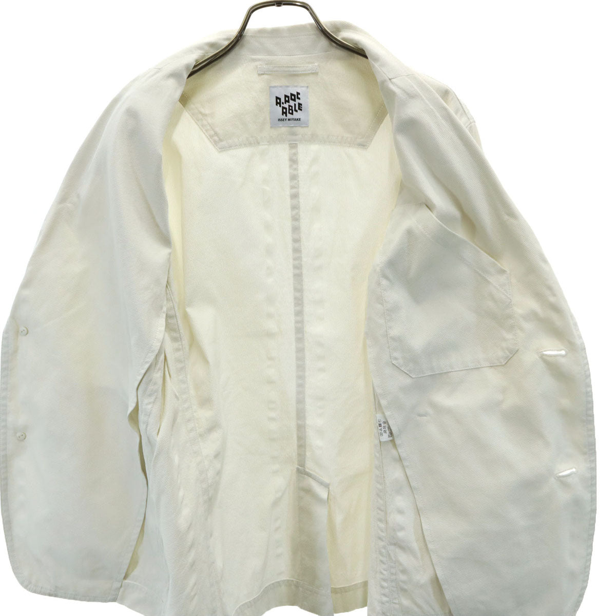 A-POC ABLE ISSEY MIYAKE Tailored Blazer White Size 1