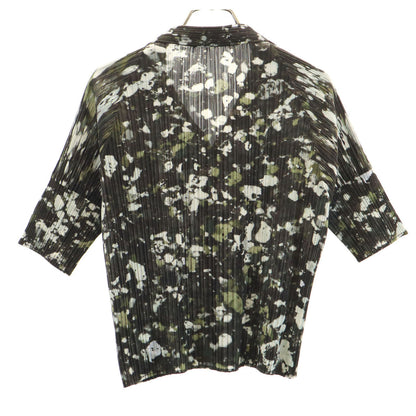 PLEATS PLEASE 90s Patterned Short Shirt Green Size JP 3