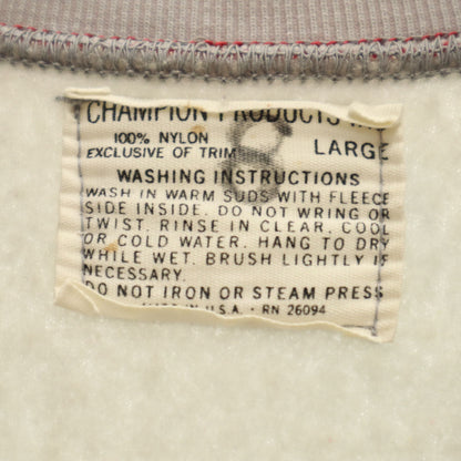 Champion 60s 70s USA Vintage Track Jacket Gray Size L