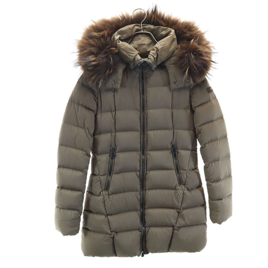 TATRAS Polish Hood Fur Down Coat Khaki Size 1