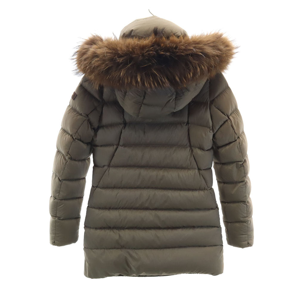 TATRAS Polish Hood Fur Down Coat Khaki Size 1