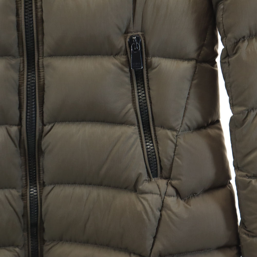 TATRAS Polish Hood Fur Down Coat Khaki Size 1