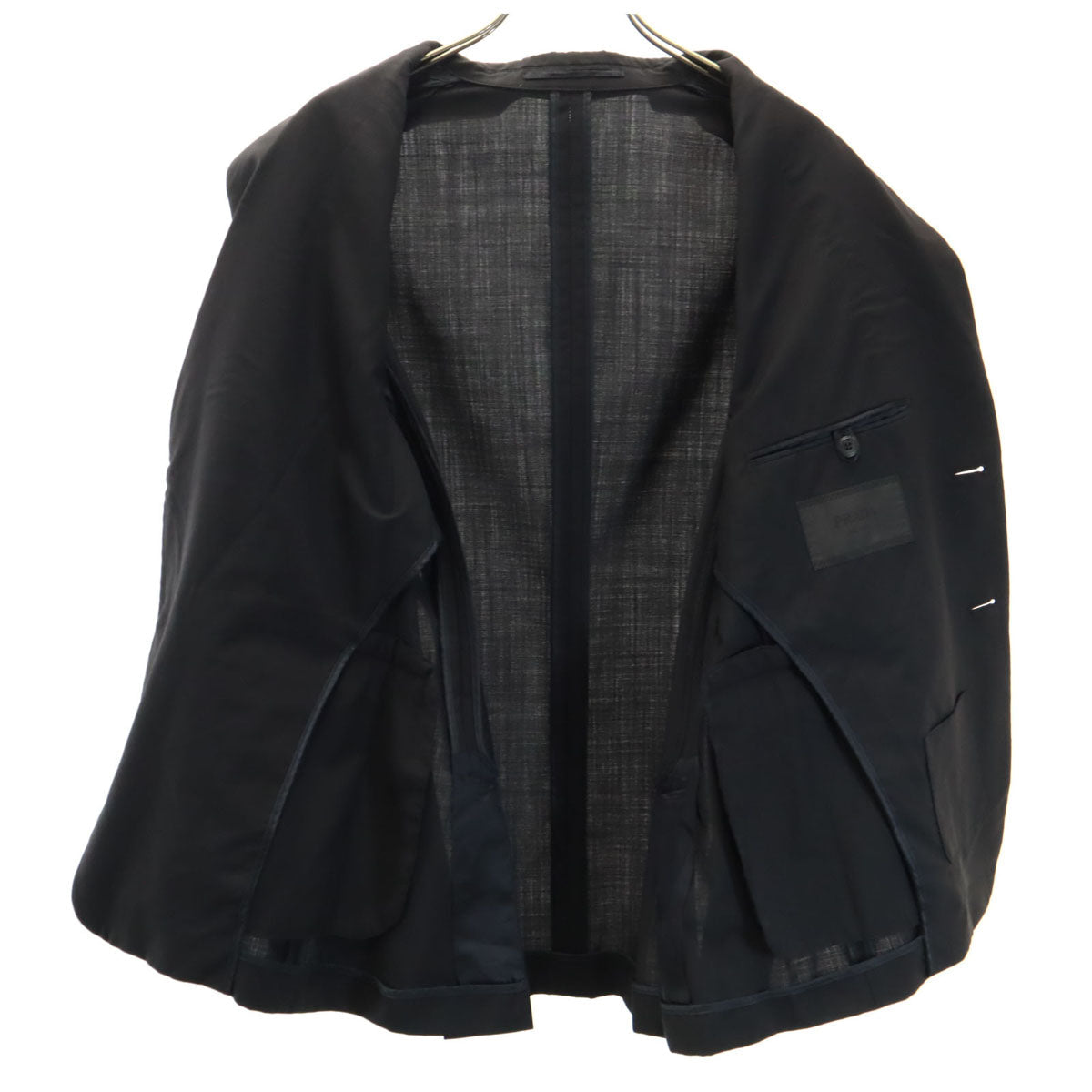 PRADA Made in Italy Two-Piece Suit Black Size 48R