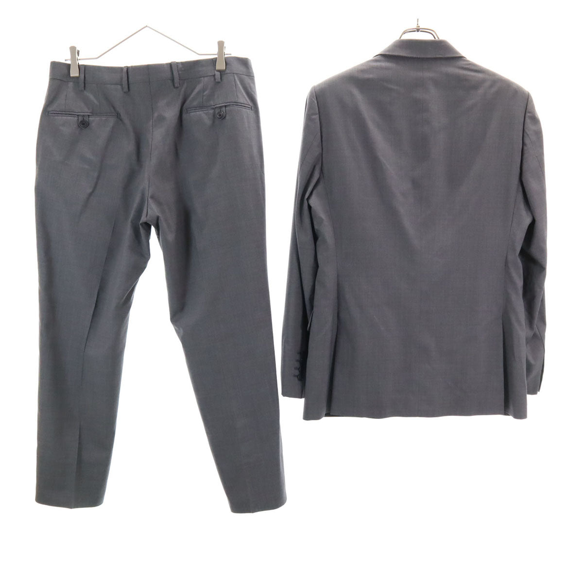 PRADA Italian Made Gray Wool Suit Size 48R