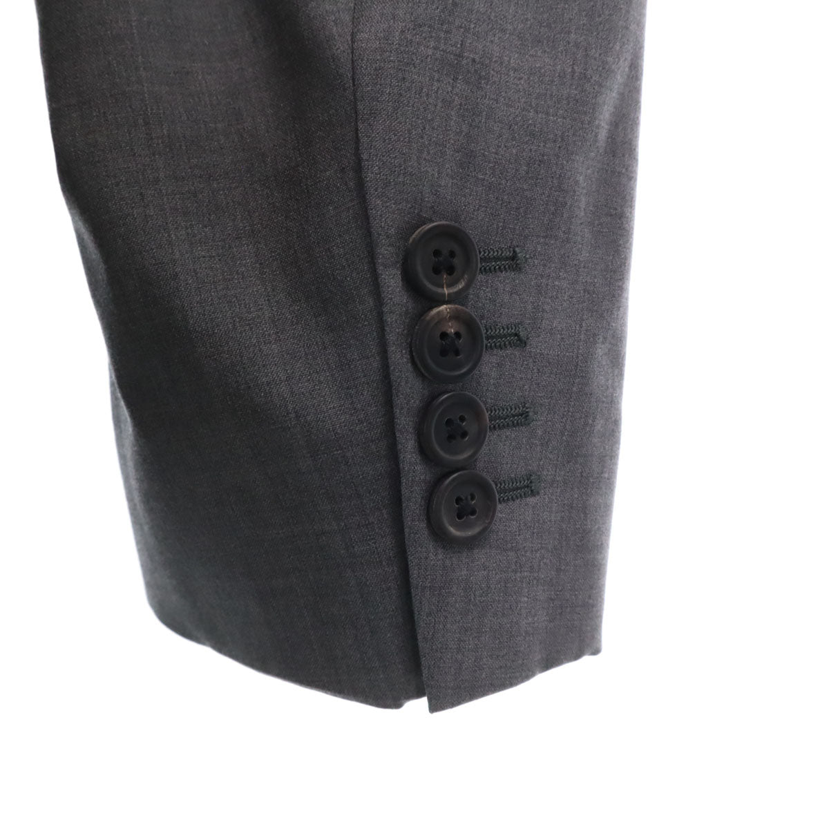 PRADA Italian Made Gray Wool Suit Size 48R