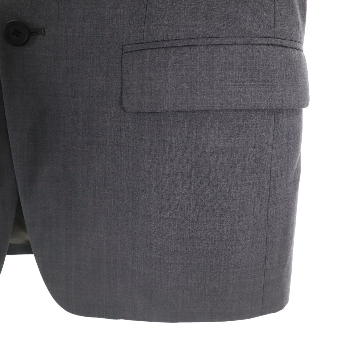 PRADA Italian Made Gray Wool Suit Size 48R