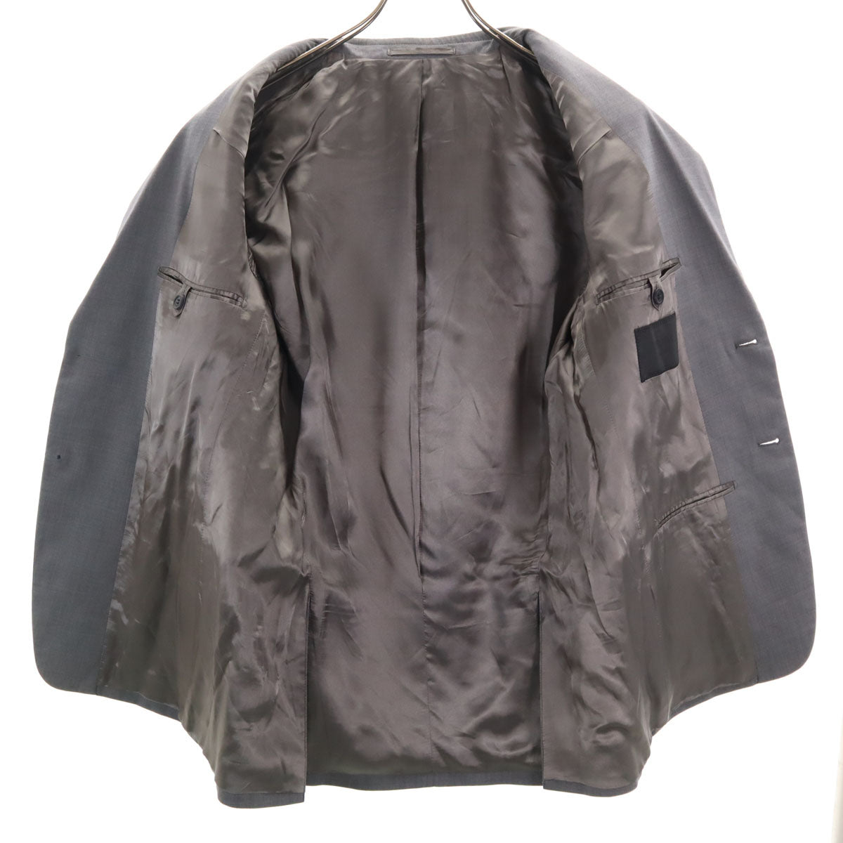 PRADA Italian Made Gray Wool Suit Size 48R