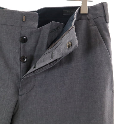 PRADA Italian Made Gray Wool Suit Size 48R
