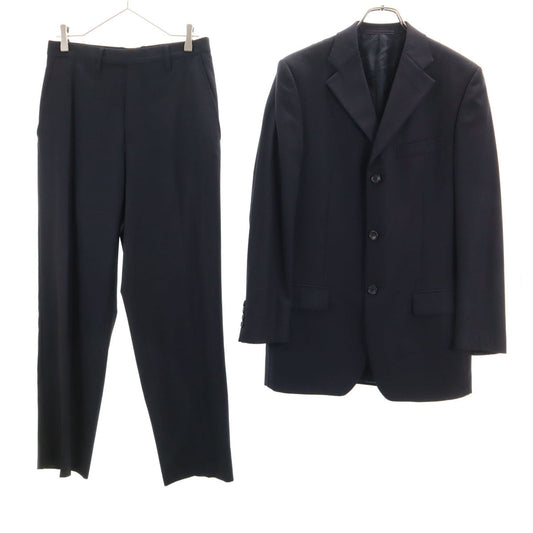 GUCCI Navy Wool Blend Suit Set Size 46