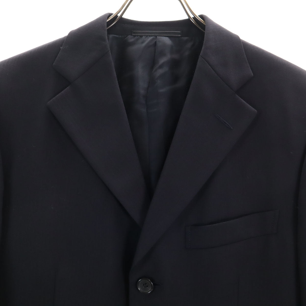 GUCCI Navy Wool Blend Suit Set Size 46