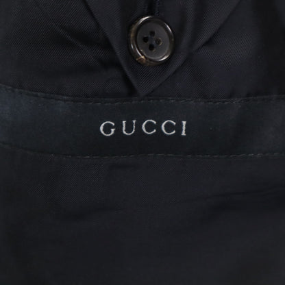 GUCCI Navy Wool Blend Suit Set Size 46