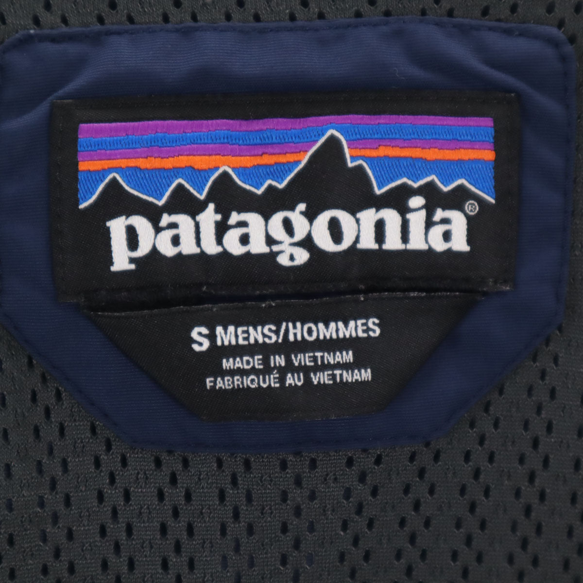 Patagonia Mesh Lined Mountain Parka Navy Hoodie Size S