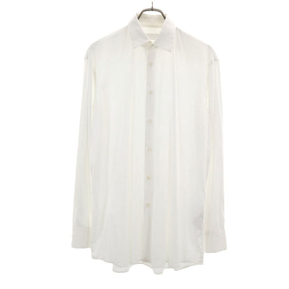 PRADA Italian Long Sleeve Shirt White Size 41