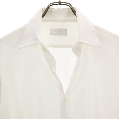 PRADA Italian Long Sleeve Shirt White Size 41