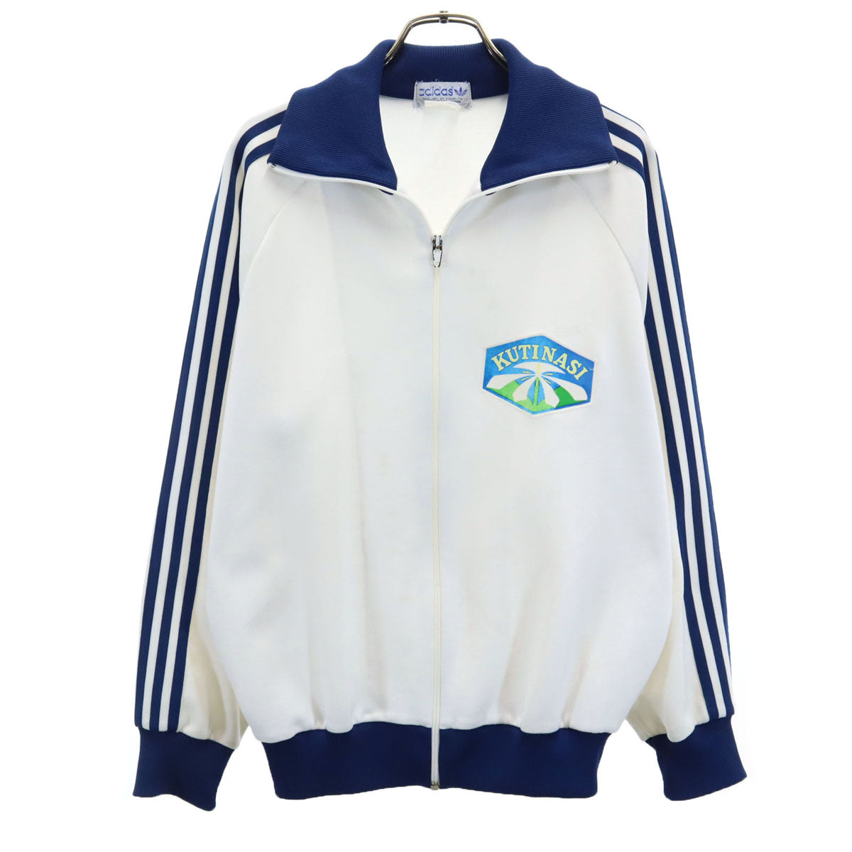 adidas 70s 80s Vintage Descente Track Jacket White Size M