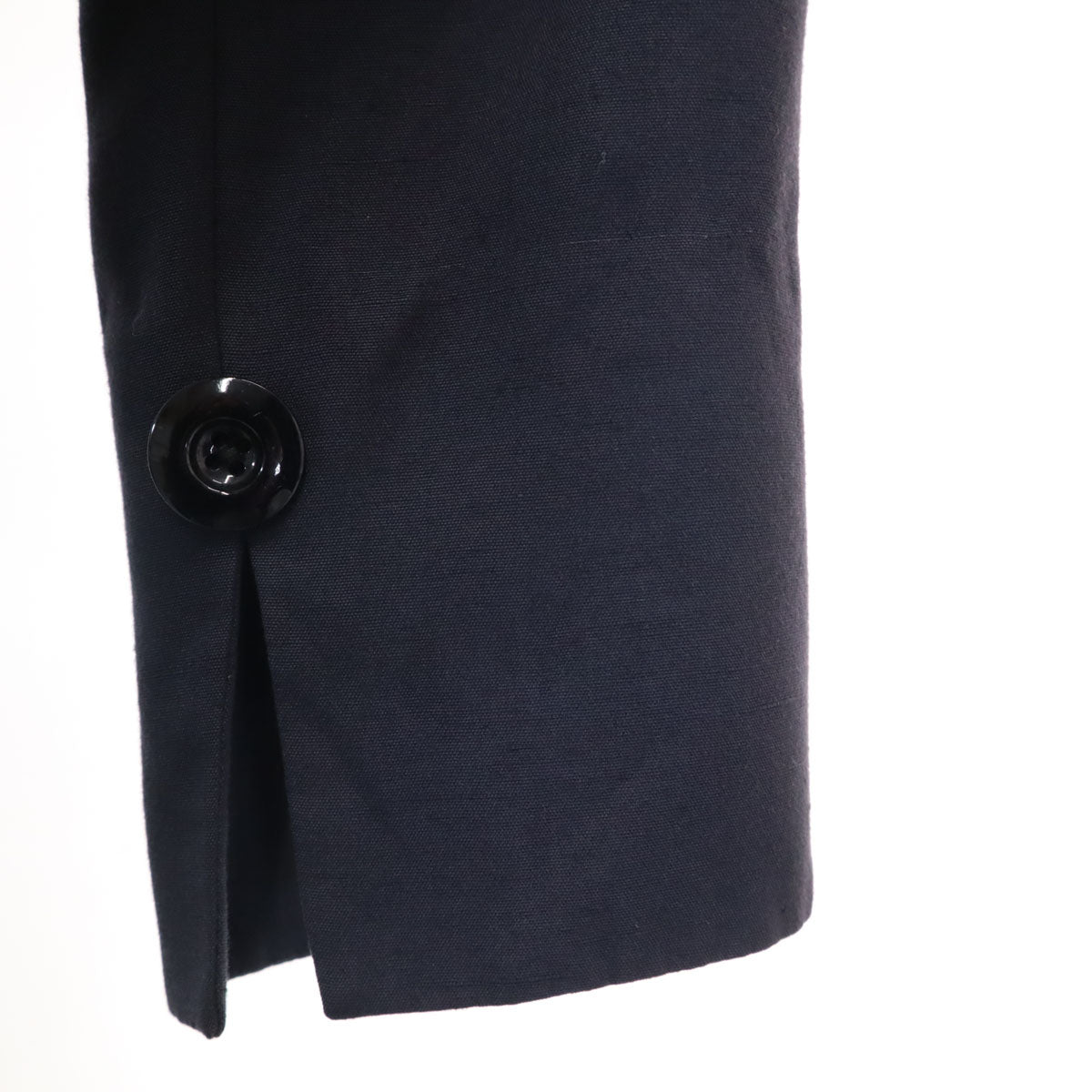Christian Dior 90s Chesterfield Coat Navy Size JP 9
