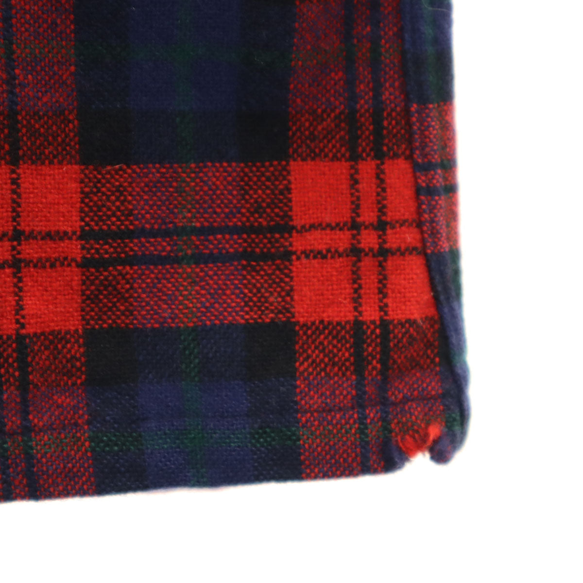 Vintage 50s 60s Plaid Flannel Shirt Red Size S