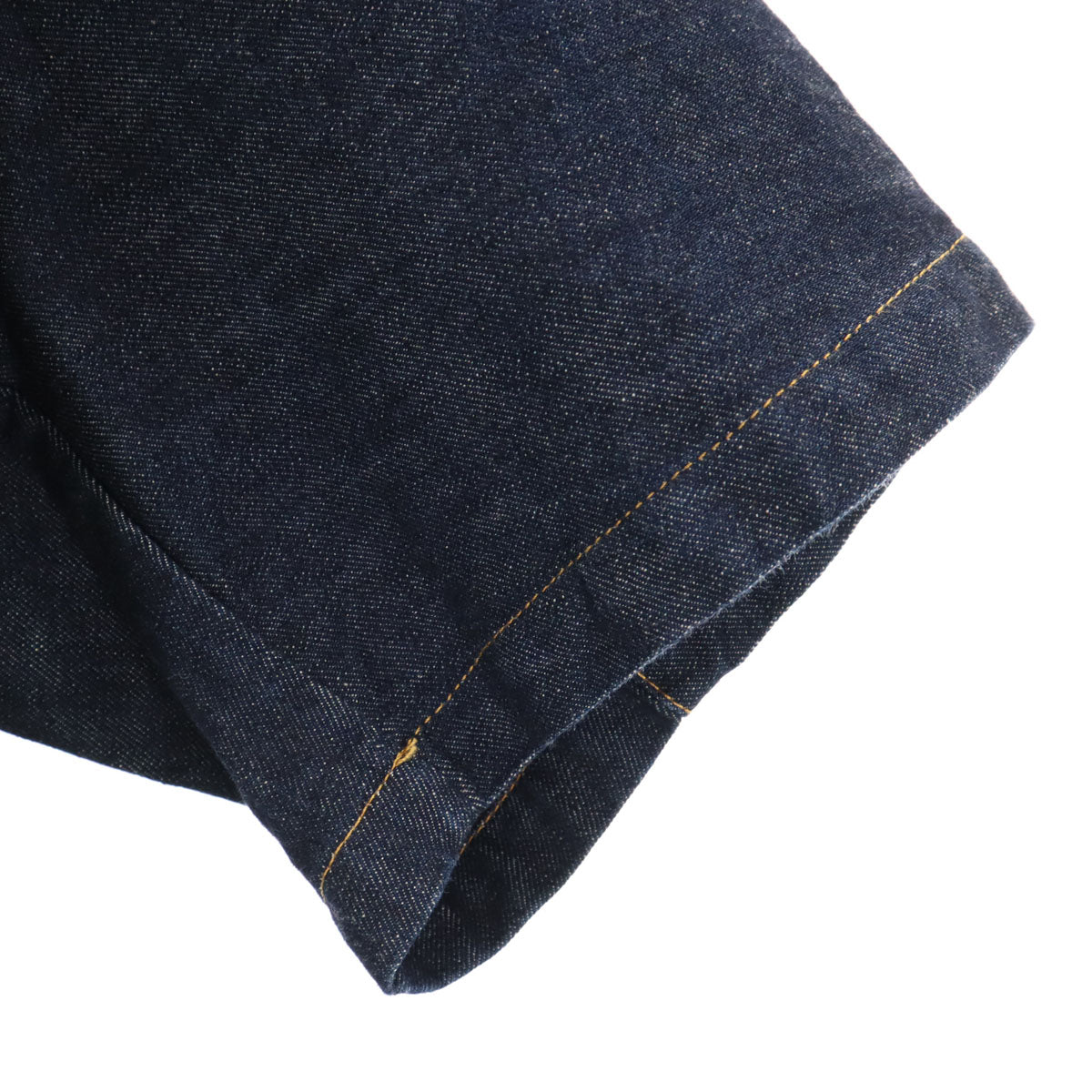 BOTTEGAVENETA Short Sleeve Denim Jacket Indigo Size L