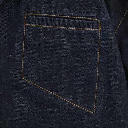 BOTTEGAVENETA Short Sleeve Denim Jacket Indigo Size L