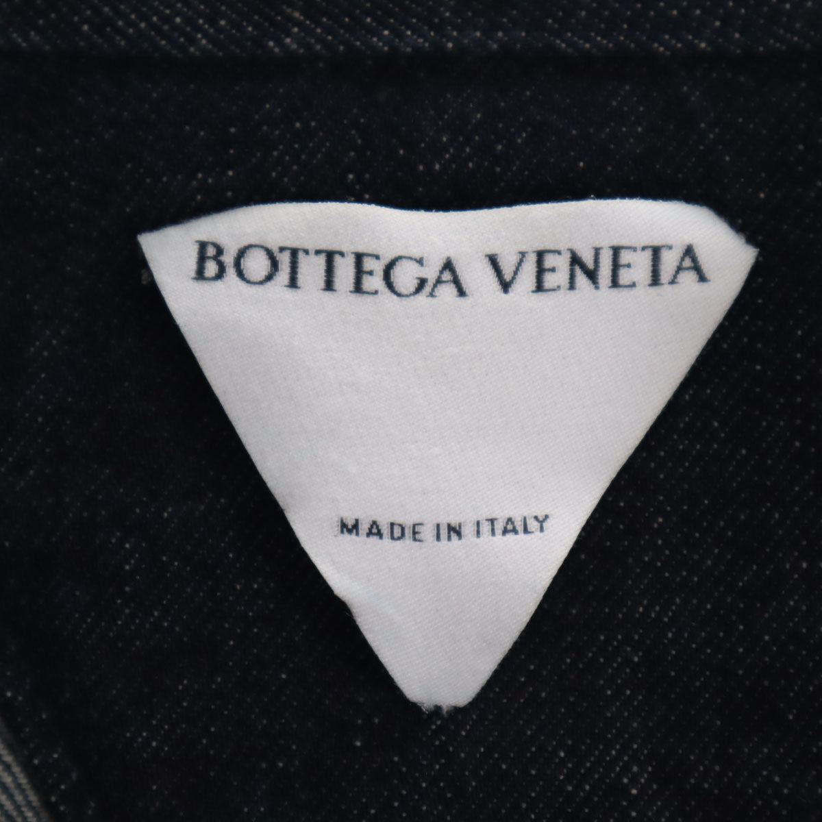 BOTTEGAVENETA Short Sleeve Denim Jacket Indigo Size L