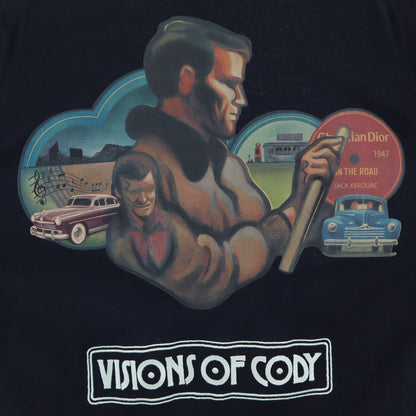 Dior Jack Kerouac Visions of Cody Long Sleeve Tee Navy Size S