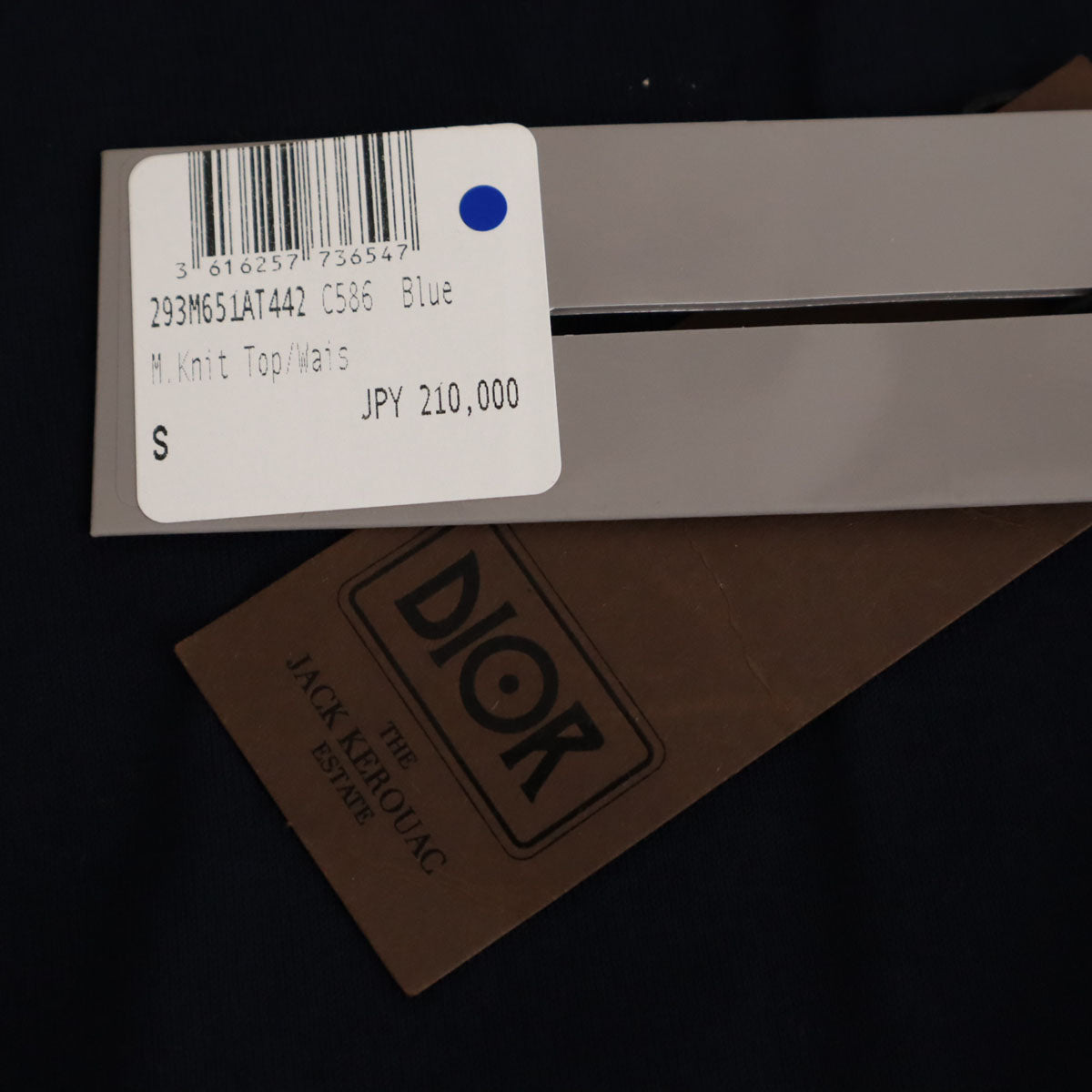 Dior Jack Kerouac Visions of Cody Long Sleeve Tee Navy Size S