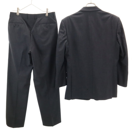 LANVIN 80s 90s Vintage Charcoal Grey Pants Suit Set Size 48
