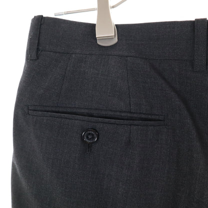 LANVIN 80s 90s Vintage Charcoal Grey Pants Suit Set Size 48