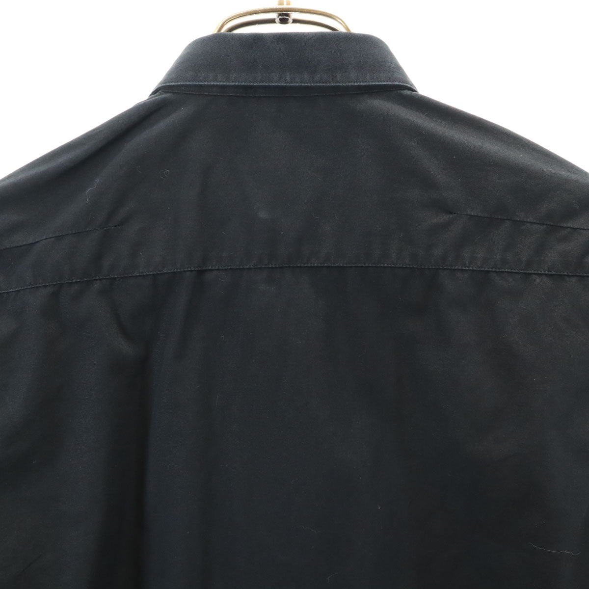 Dior Long Sleeve Fly Front Shirt Black Size 36