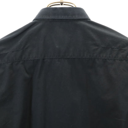 Dior Long Sleeve Fly Front Shirt Black Size 36
