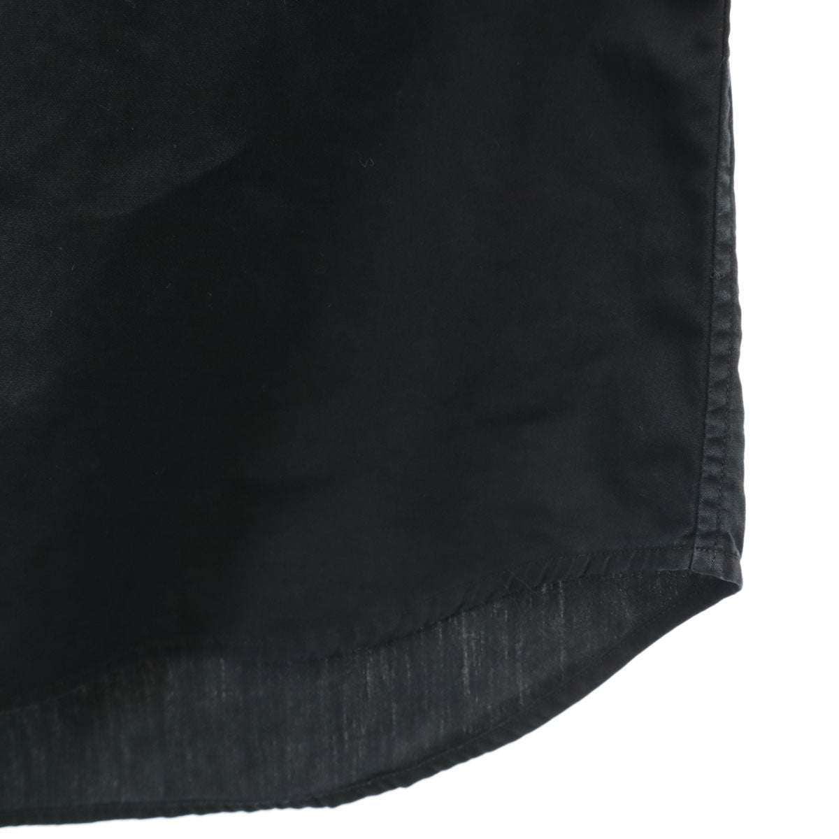 Dior Long Sleeve Fly Front Shirt Black Size 36