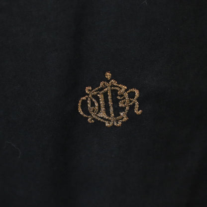 Dior Long Sleeve Fly Front Shirt Black Size 36