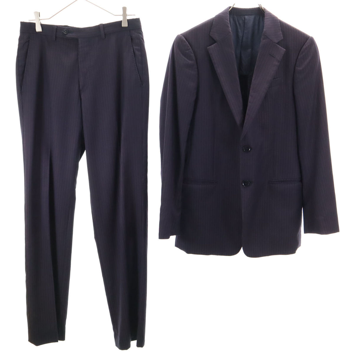 ARMANI COLLEZIONI Made in Italy Striped Pants Navy Size 46