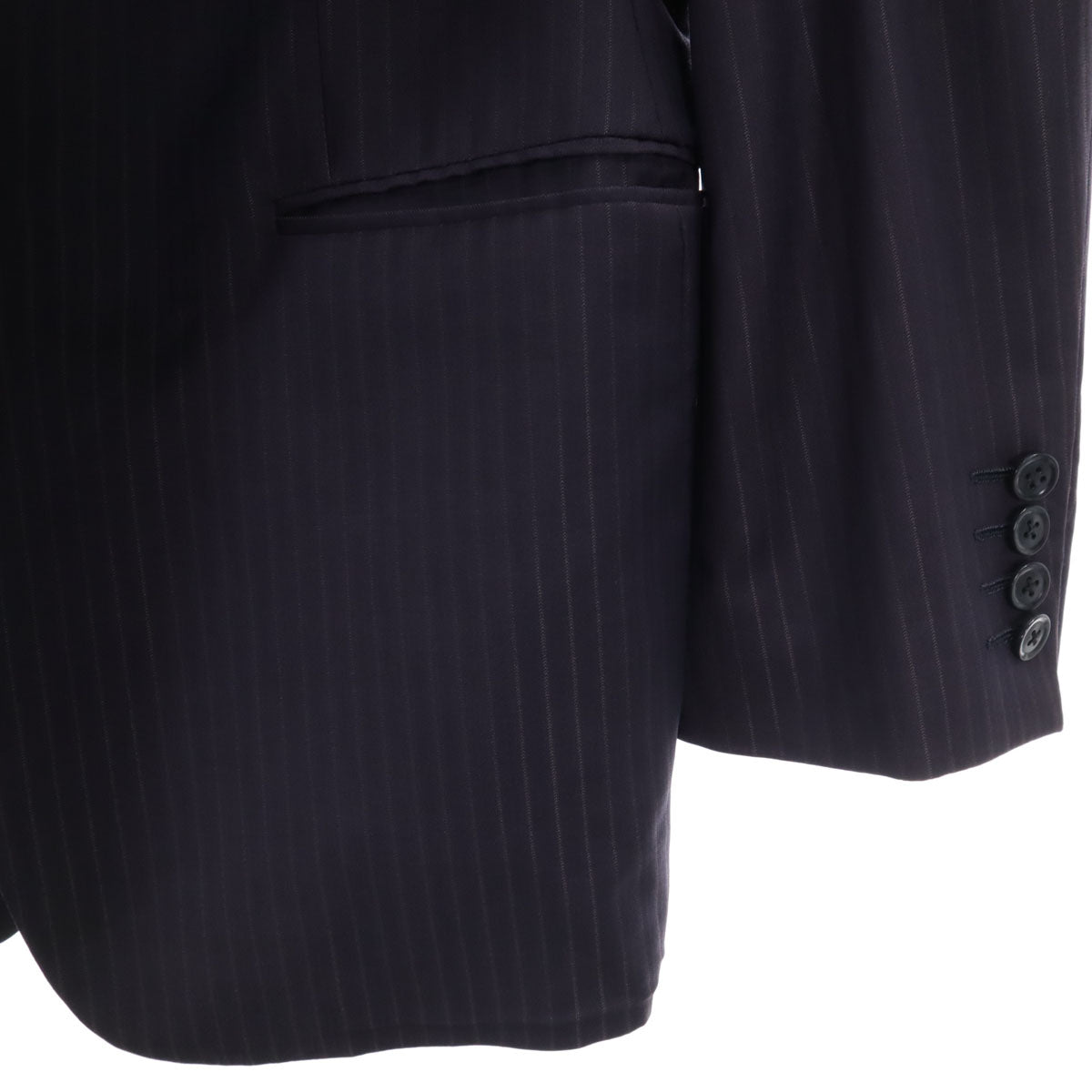 ARMANI COLLEZIONI Made in Italy Striped Pants Navy Size 46