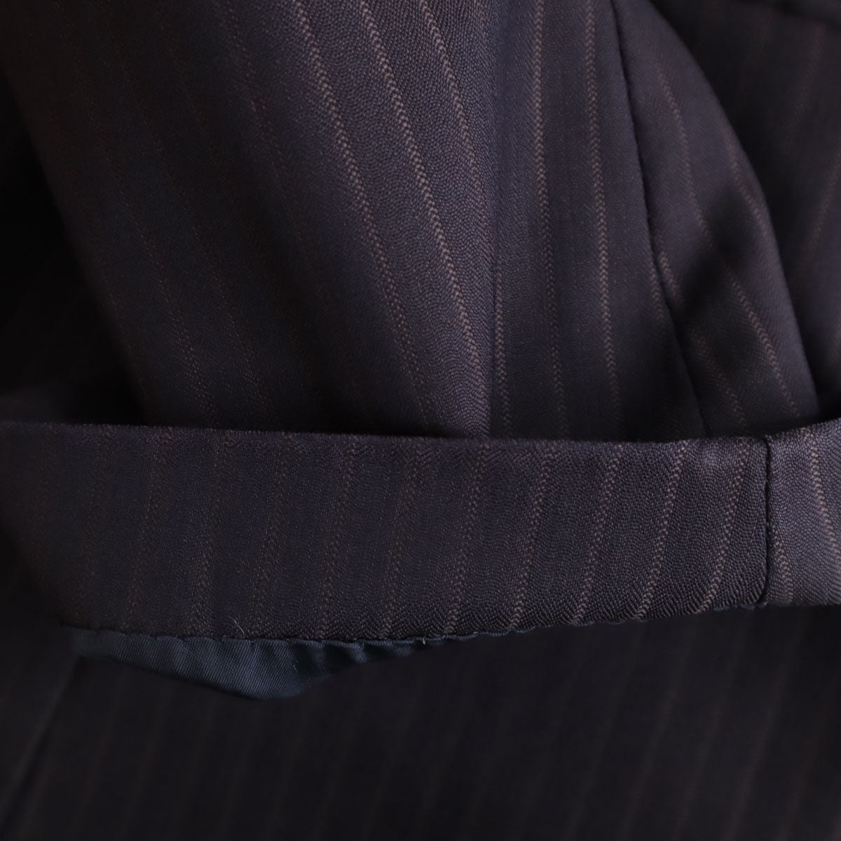 ARMANI COLLEZIONI Made in Italy Striped Pants Navy Size 46