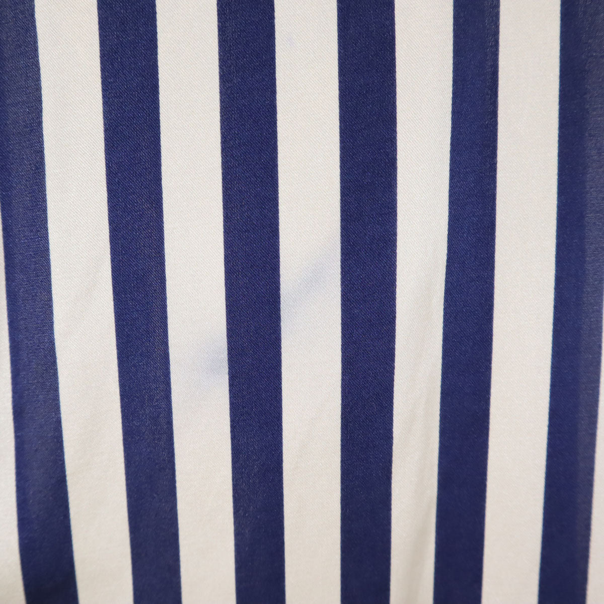BURBERRY Italian Silk Blend Striped Long Shirt White Size 38