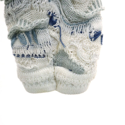 COOGI 90s Australian 3D Knit Shawl Cardigan White Size SS
