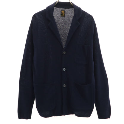 BATONER Japan Linen Blend Long Sleeve Navy Cardigan Size S