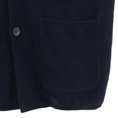 BATONER Japan Linen Blend Long Sleeve Navy Cardigan Size S