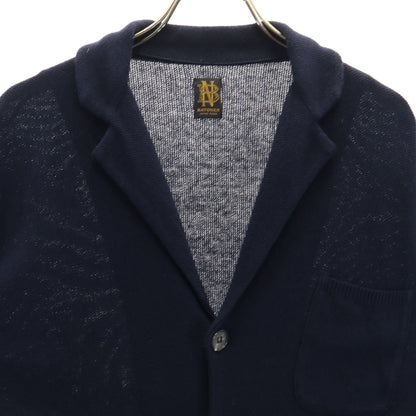 BATONER Japan Linen Blend Long Sleeve Navy Cardigan Size S