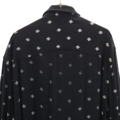 AMIRI USA-Made Patterned Long Sleeve Shirt Black Size L